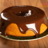 Bolo de Cenoura com Cobertura de Chocolate